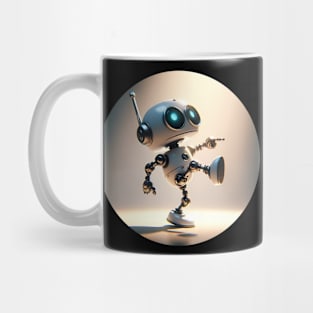 A small robot trying to dance with its funny moves Mug